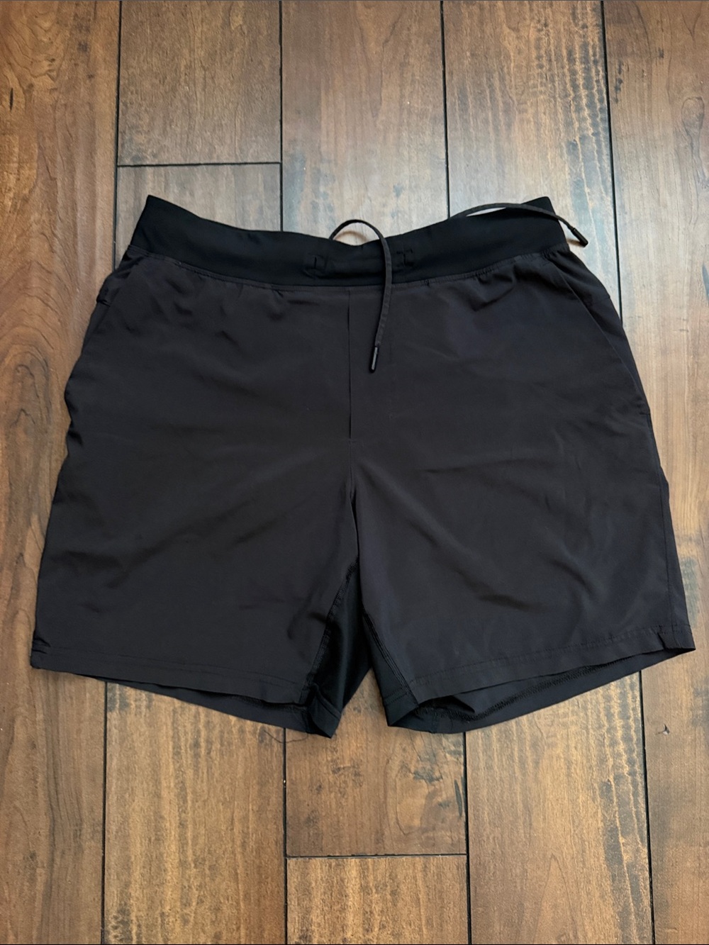 lululemon athletica Men's Black Athletic Drawstring Shorts